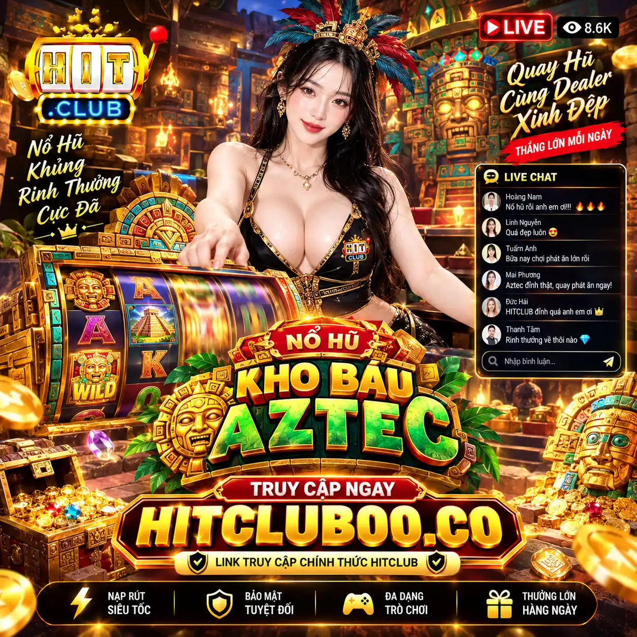 nổ hũ thắng lớn tại Hitclub